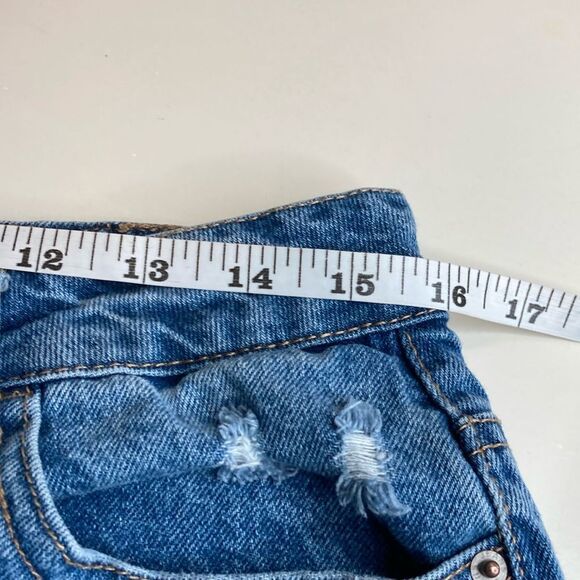 Cute Distressed Button Fly Denim shorts - Picture 9 of 11